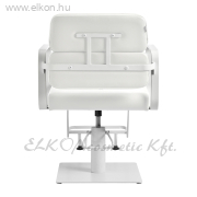 Gabbiano Porto hidraulikus fodrász szék fehér - E-SHOP ELKONcosmetic Kft.