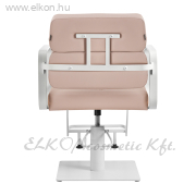 Gabbiano Porto hidraulikus fodrász szék bézs-fehér - E-SHOP ELKONcosmetic Kft.