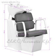 Gabbiano Porto Fejmosó Egység szürke-fehér - E-SHOP ELKONcosmetic Kft.