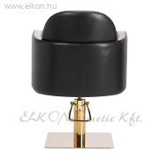 Gabbiano Malaga hidraulikus fodrász szék fekete-arany - E-SHOP ELKONcosmetic Kft.