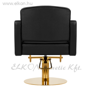 Gabbiano Turin Barber / Fodrász Szék fekete-arany - E-SHOP ELKONcosmetic Kft.