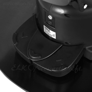 Gabbio Duke elektromos fodrász szék állítható szekciókkal - fekete - E-SHOP ELKONcosmetic Kft.