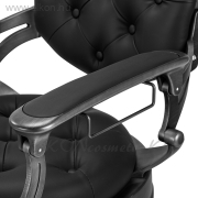 Gabbiano Nikkolo hidraulikus Barber / Fodrász Szék fekete - E-SHOP ELKONcosmetic Kft.