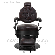 Gabbiano President Barber / Fodrász szék antikolt feketés-barna - E-SHOP ELKONcosmetic Kft.