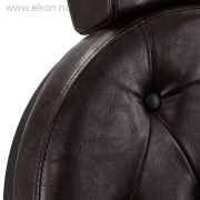 Gabbiano President Barber / Fodrász szék antikolt feketés-barna - E-SHOP ELKONcosmetic Kft.