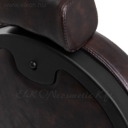 Gabbiano President Barber / Fodrász szék antikolt feketés-barna - E-SHOP ELKONcosmetic Kft.