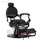 Gabbiano Nikkolo hidraulikus steppelés nélküli Barber / Fodrász Szék fekete - E-SHOP