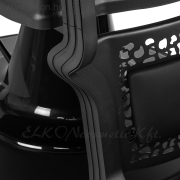 Gabbiano Nikkolo hidraulikus steppelés nélküli Barber / Fodrász Szék fekete - E-SHOP ELKONcosmetic Kft.