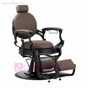 Gabbiano Nikkolo hidraulikus steppelés nélküli Barber / Fodrász Szék barna - E-SHOP