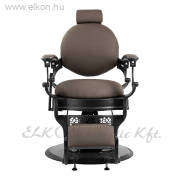 Gabbiano Nikkolo hidraulikus steppelés nélküli Barber / Fodrász Szék barna - E-SHOP ELKONcosmetic Kft.