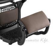 Gabbiano Nikkolo hidraulikus steppelés nélküli Barber / Fodrász Szék barna - E-SHOP ELKONcosmetic Kft.