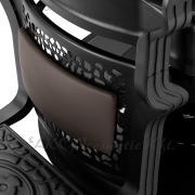 Gabbiano Nikkolo hidraulikus steppelés nélküli Barber / Fodrász Szék barna - E-SHOP ELKONcosmetic Kft.