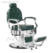 Gabbiano President Barber / Fodrász szék zöld-króm - E-SHOP
