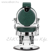Gabbiano President Barber / Fodrász szék zöld-króm - E-SHOP ELKONcosmetic Kft.