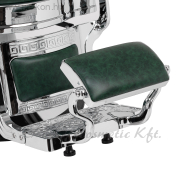 Gabbiano President Barber / Fodrász szék zöld-króm - E-SHOP ELKONcosmetic Kft.