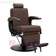 Gabbiano Continental hidraulikus steppelés nélküli Barber / Fodrász Szék barna - E-SHOP