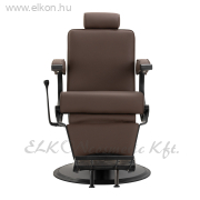 Gabbiano Continental hidraulikus steppelés nélküli Barber / Fodrász Szék barna - E-SHOP ELKONcosmetic Kft.