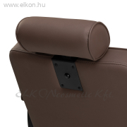 Gabbiano Continental hidraulikus steppelés nélküli Barber / Fodrász Szék barna - E-SHOP ELKONcosmetic Kft.