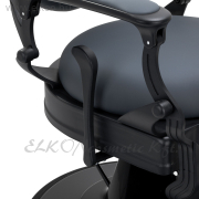 Gabbiano Niccolo hidraulikus steppelés nélküli Barber / Fodrász Szék grafitszürke - E-SHOP ELKONcosmetic Kft.