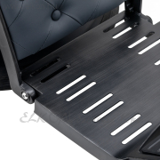 Gabbiano Niccolo Barber / Fodrász Szék - fekete-szálcsiszolt - E-SHOP ELKONcosmetic Kft.