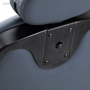 Gabbiano Niccolo Barber / Fodrász Szék - fekete-szálcsiszolt - E-SHOP ELKONcosmetic Kft.