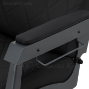 Gabbiano Bruno Barber / Fodrász Szék - fekete-grafit vázzal - E-SHOP ELKONcosmetic Kft.