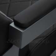 Gabbiano Bruno Barber / Fodrász Szék - fekete-grafit vázzal - E-SHOP ELKONcosmetic Kft.