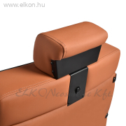 Gabbiano Levi hosszában steppelt Barber / Fodrász Szék - terrakotta - E-SHOP ELKONcosmetic Kft.