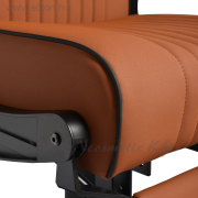 Gabbiano Levi hosszában steppelt Barber / Fodrász Szék - terrakotta - E-SHOP ELKONcosmetic Kft.