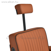 Gabbiano Levi hosszában steppelt Barber / Fodrász Szék - terrakotta - E-SHOP ELKONcosmetic Kft.