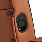 Gabbiano Levi hosszában steppelt Barber / Fodrász Szék - terrakotta - E-SHOP ELKONcosmetic Kft.