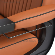 Gabbiano Levi hosszában steppelt Barber / Fodrász Szék - terrakotta - E-SHOP ELKONcosmetic Kft.