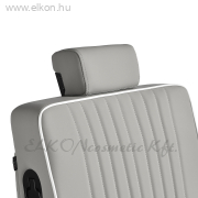Gabbiano Levi hosszában steppelt Barber / Fodrász Szék - szürke - E-SHOP ELKONcosmetic Kft.