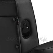 Gabbiano Levi hosszában steppelt Barber / Fodrász Szék - fekete - E-SHOP ELKONcosmetic Kft.