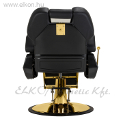 Hair System New York Barber / fodrász szék fekete-arany - E-SHOP ELKONcosmetic Kft.