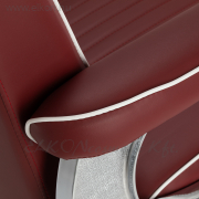 Gabbiano Visionerio Barber / Fodrász szék - piros - E-SHOP ELKONcosmetic Kft.