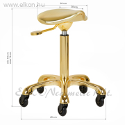 Gabbiano Fine Silver Roll Speed nyerges munkaszék - arany színű - E-SHOP ELKONcosmetic Kft.