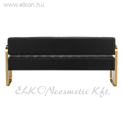 Gabbio Avila várószobai kanapé fekete-arany - E-SHOP ELKONcosmetic Kft.