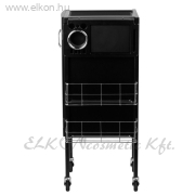 Gabbiano Deluxe fodrász kellékeskocsi 500 - fekete - E-SHOP ELKONcosmetic Kft.