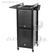 Gabbiano Deluxe fodrász kellékeskocsi 401 - fekete - E-SHOP