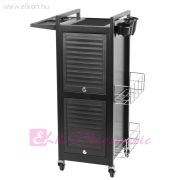 Gabbiano Deluxe fodrász kellékeskocsi 401 - fekete - E-SHOP