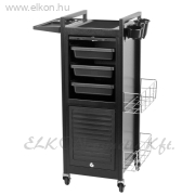 Gabbiano Deluxe fodrász kellékeskocsi 401 - fekete - E-SHOP ELKONcosmetic Kft.