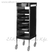 Gabbiano FX11-F Fodrász kellékeskocsi - fekete - E-SHOP