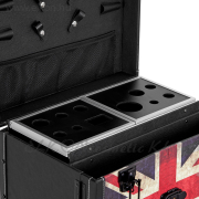 Gabbiano C12 Barber / fodrász kellékeskocsi - fekete - E-SHOP ELKONcosmetic Kft.