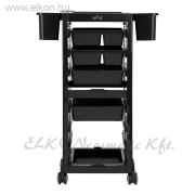 Gabbiano 68A fodrász kellékeskocsi - fekete - E-SHOP ELKONcosmetic Kft.