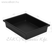 Gabbiano 68A fodrász kellékeskocsi - fekete - E-SHOP ELKONcosmetic Kft.