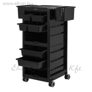 Gabbiano 68B fodrász kellékeskocsi - fekete - E-SHOP ELKONcosmetic Kft.