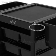 Gabbiano 68B fodrász kellékeskocsi - fekete - E-SHOP ELKONcosmetic Kft.