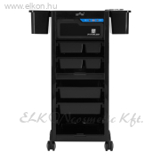 Gabbiano Fodrász kellékeskocsi UV steril 68UV fekete - E-SHOP ELKONcosmetic Kft.