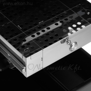 Gabbiano Fodrász kellékeskocsi UV steril 68UV fekete - E-SHOP ELKONcosmetic Kft.